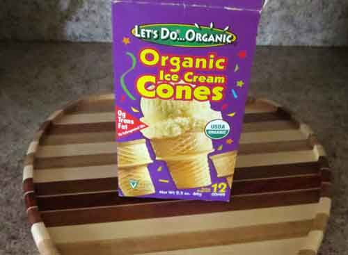 Let’s Do Organic ice cream cones