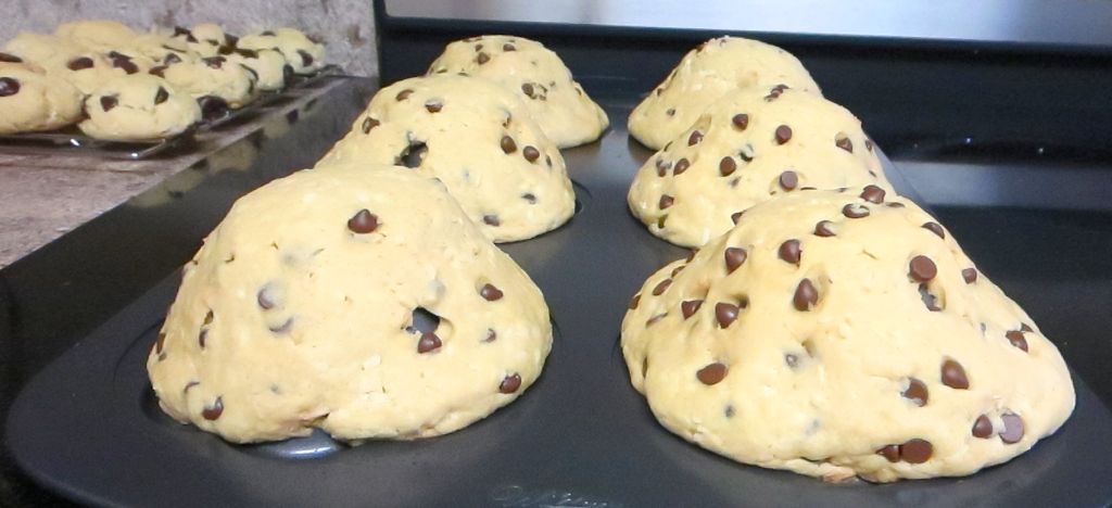 baked vegan cookie bowls