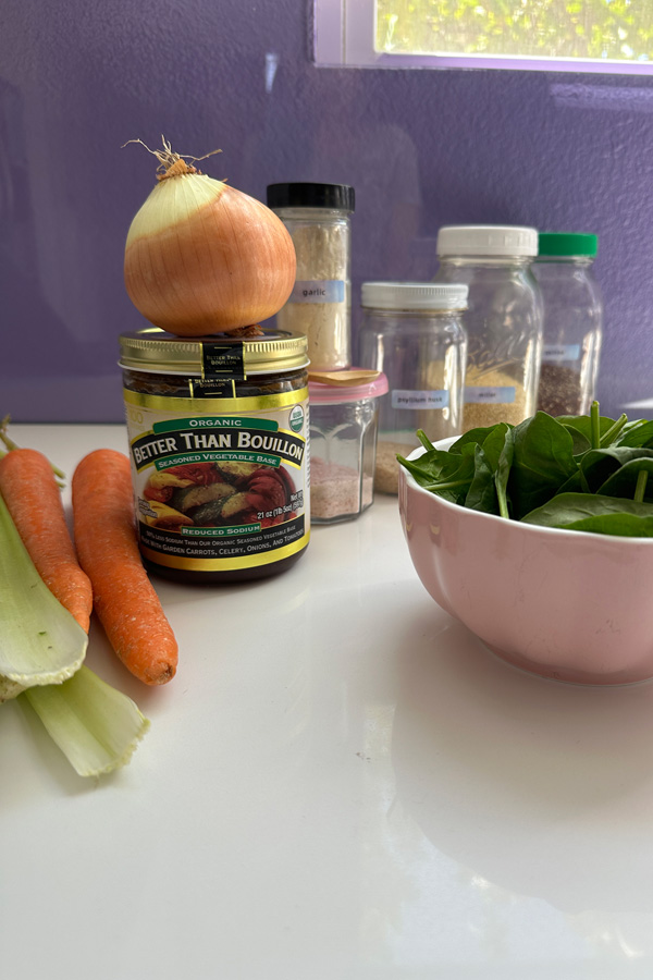 ingredients for veggie millet tots