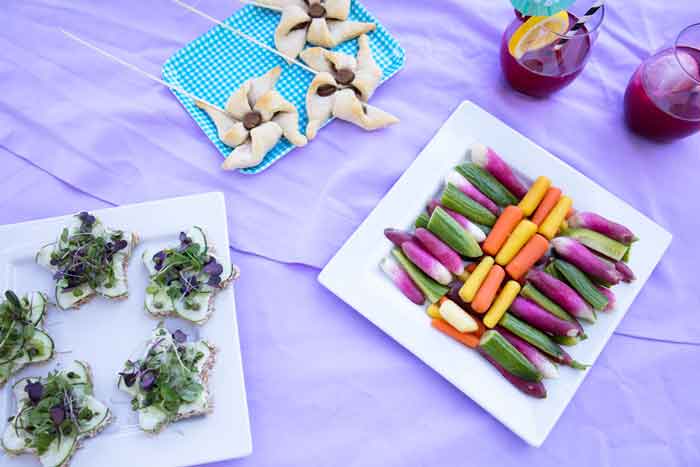 Vegan picnic food