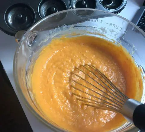 vegan pumpkin spice donut batter