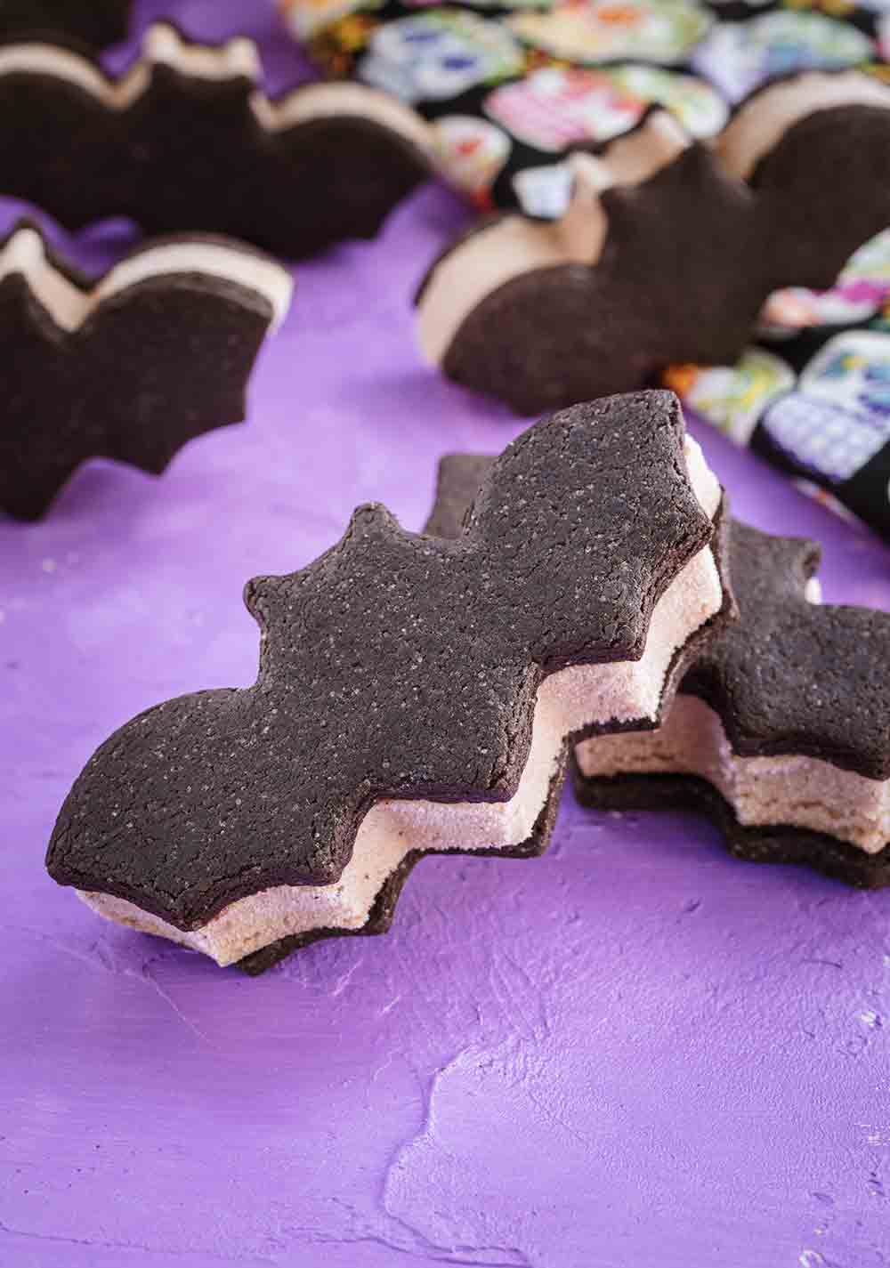 vegan bat ice cream sandwiches