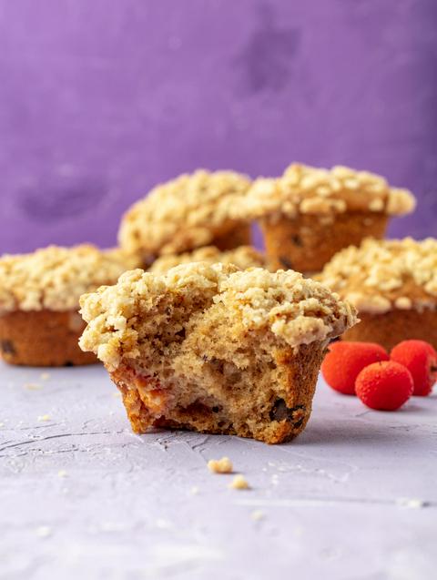 vegan bearberry muffins