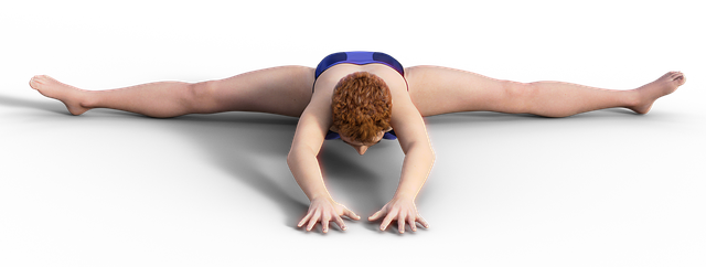 Wide Angle Seated Forward Bend yoga pose