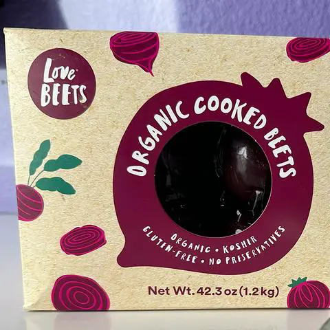 package of love beets.