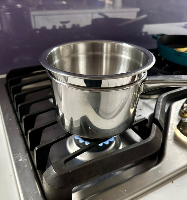 my DIY double boiler setup