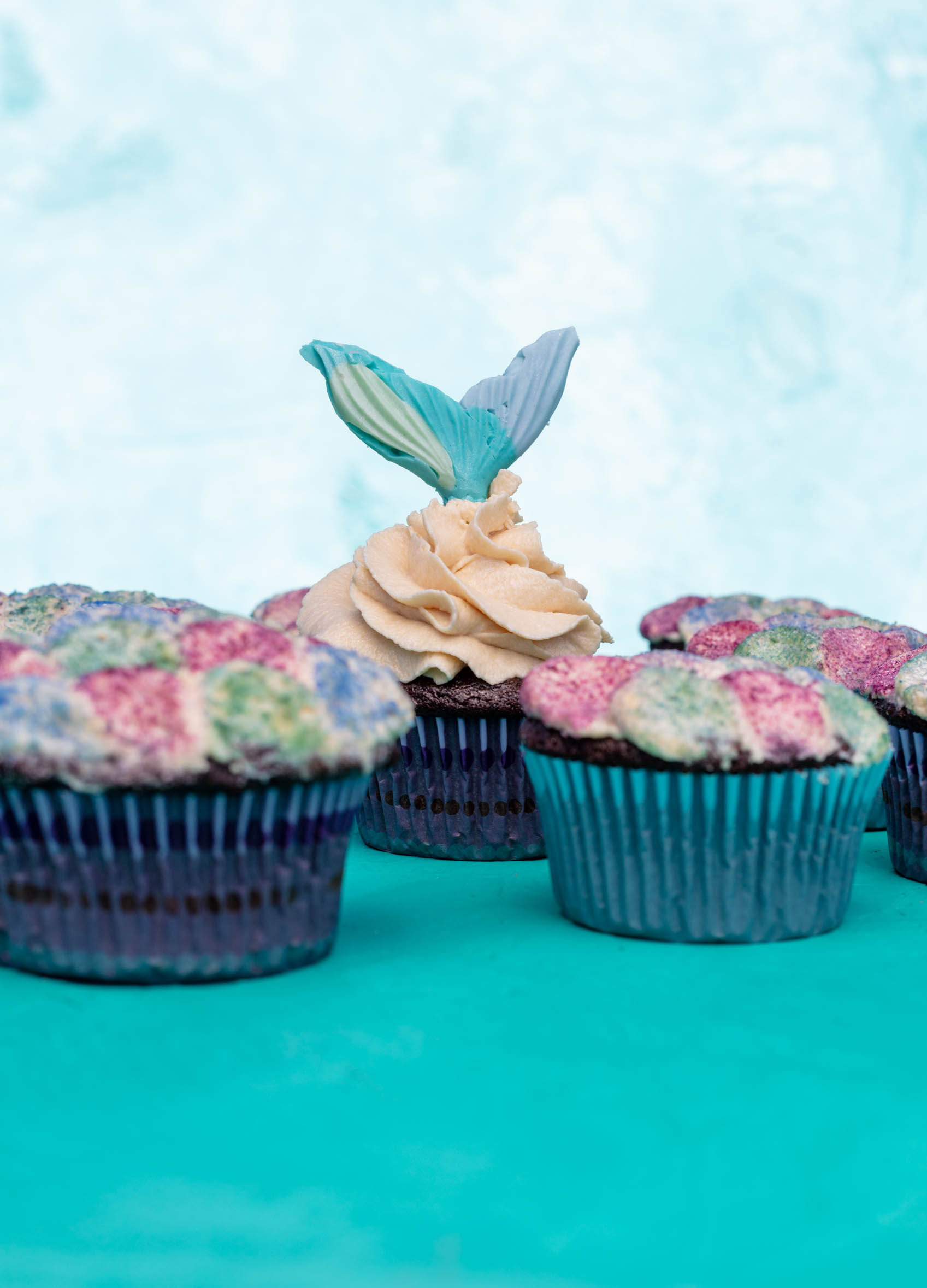 Vegan salted caramel cupcakes