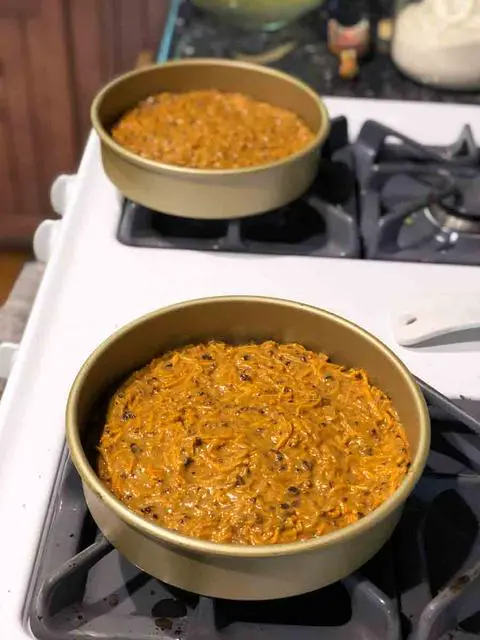 vegan carrot cake batter