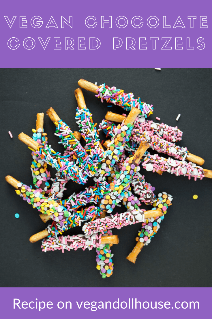 Vegan Dollhouse Vegan Chocolate Covered Pretzels