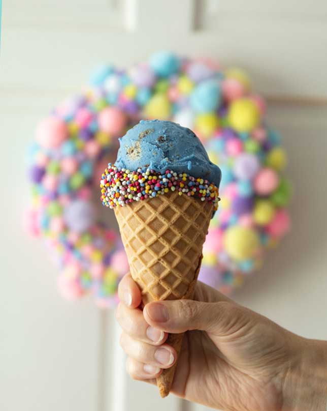 vegan cookie monster ice cream