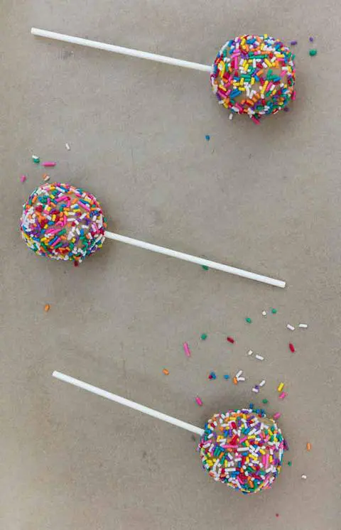 vegan cookie pops before baking