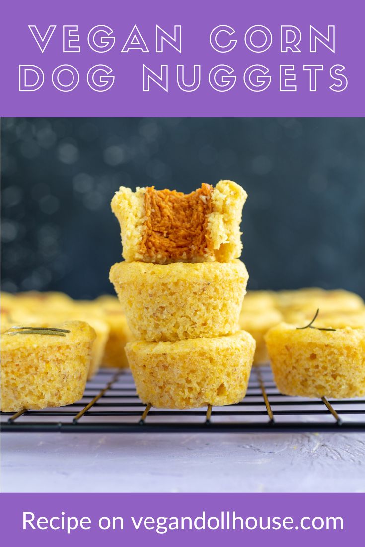 Vegan Dollhouse Corn Dog Nuggets