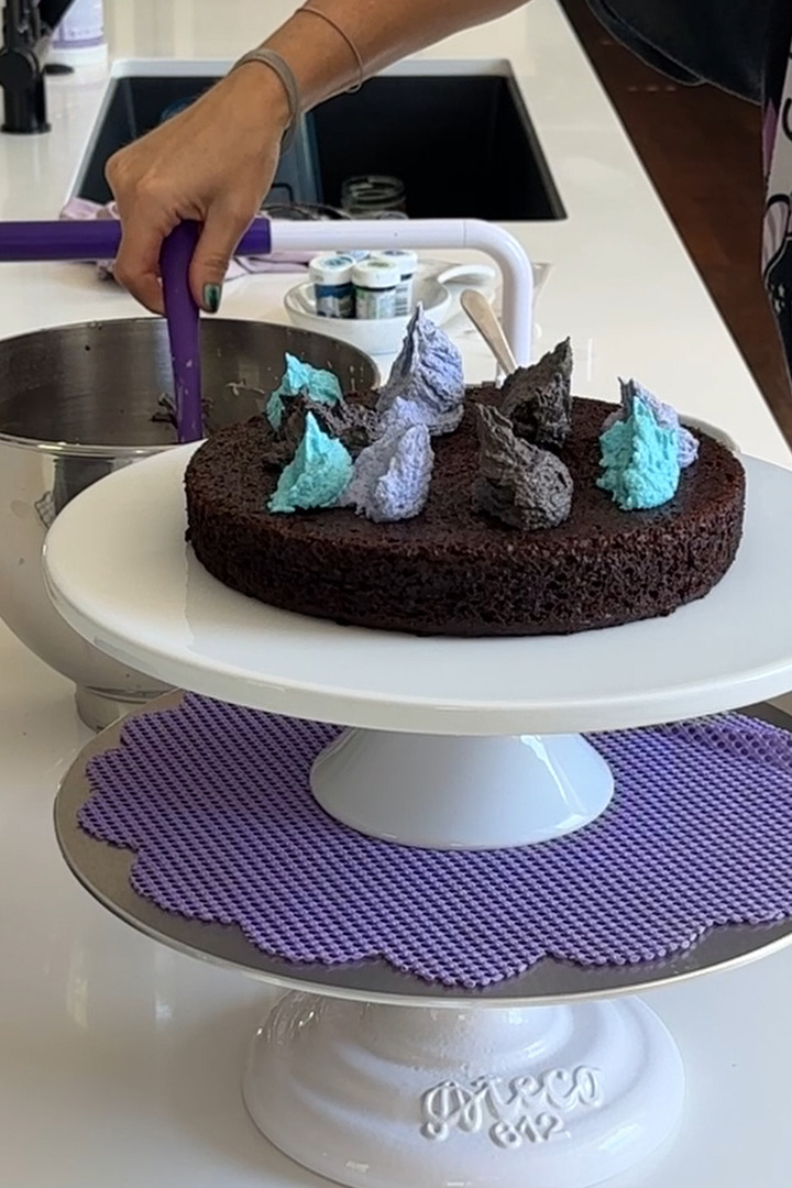 Galaxy Buttercream Birthday Cake | 10th Birthday Cake