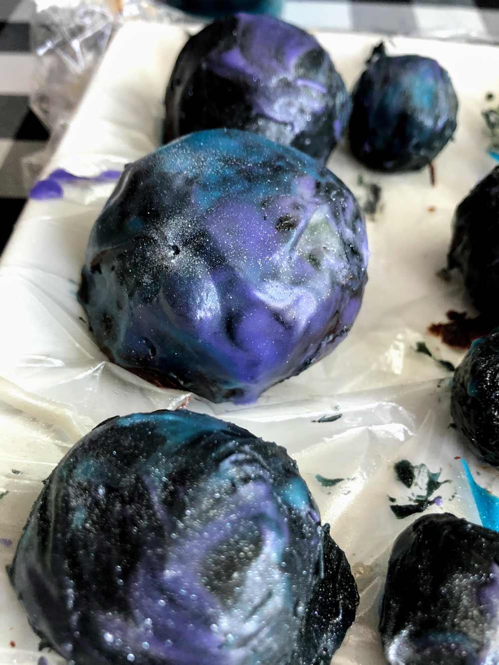 making vegan galaxy asteroids.