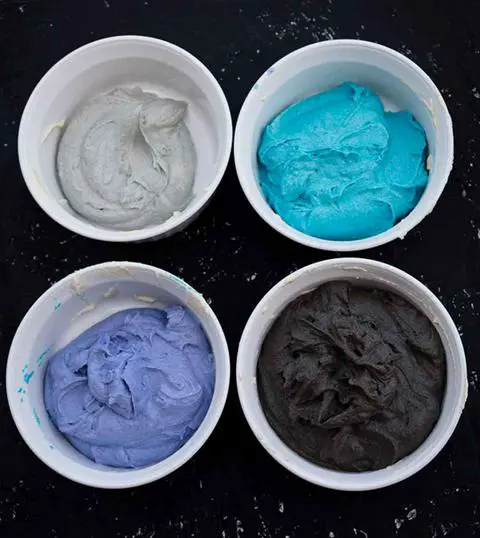 vegan milky way galaxy buttercream frosting