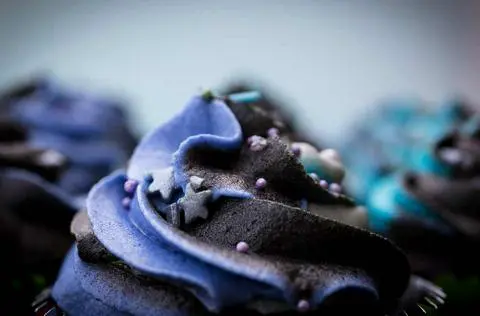 vegan milky way galaxy cupcakes