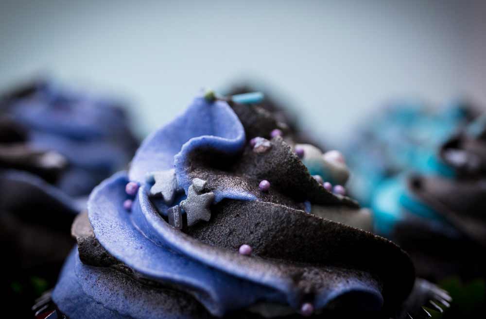 vegan milky way galaxy cupcakes