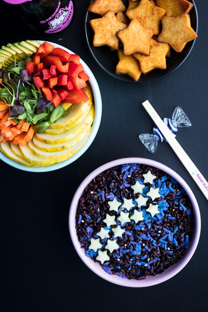 Vegan Galaxy Sushi Bowl