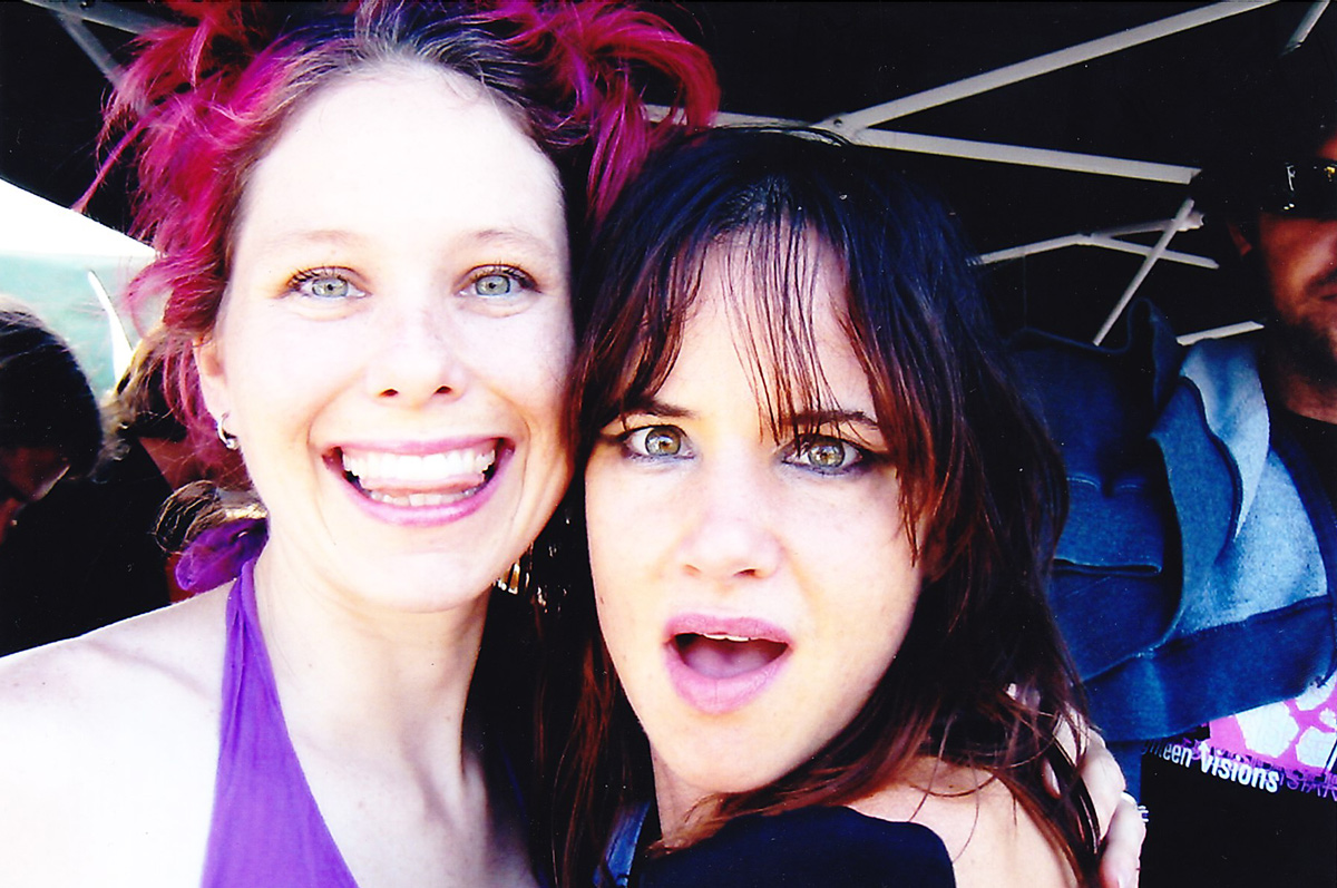 Robin Means and Juliette Lewis in 1999