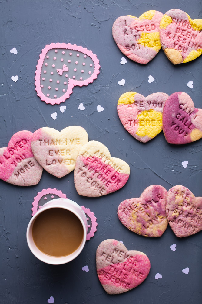 Eggplant or Peach Valentine Pairs Cookie Cutter 