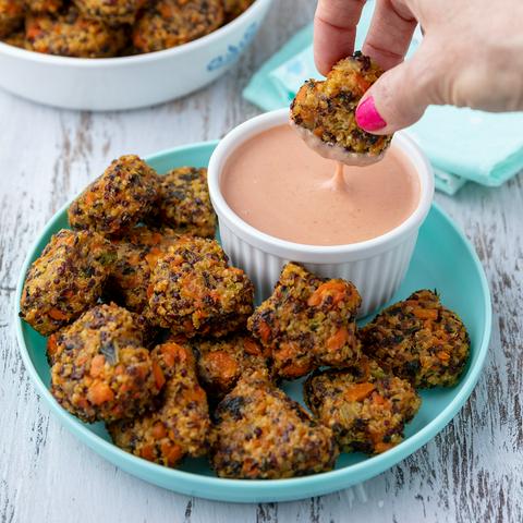 plate of millet tots