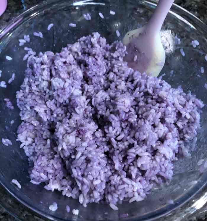 purple sushi rice
