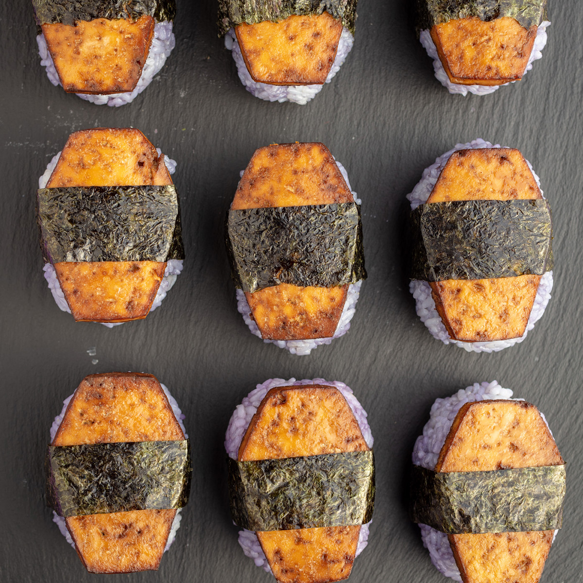 vegan halloween musubi