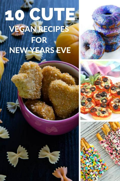 Cute Vegan Snacks for a Fun New Year's Eve