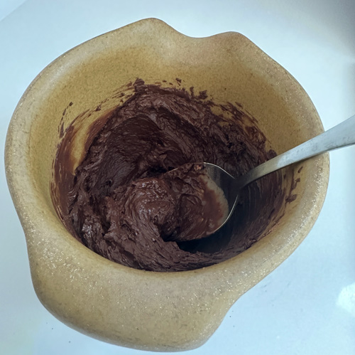 blooming the cocoa powder