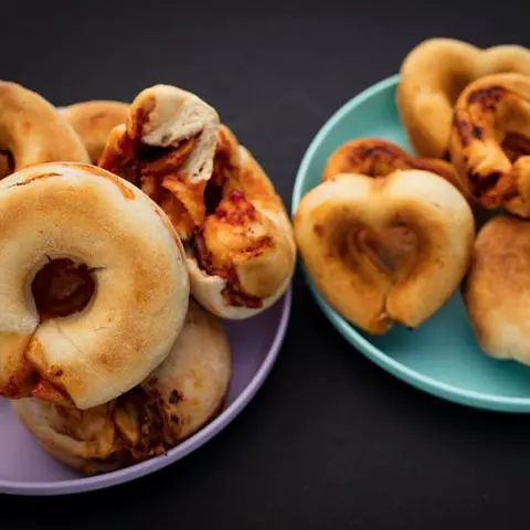 vegan pizza donuts