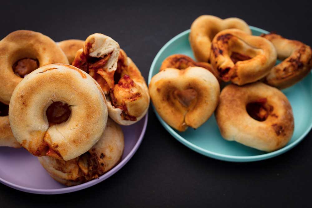 vegan pizza donuts