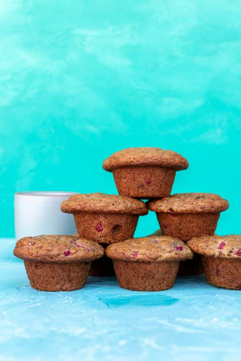 vegan plum muffins