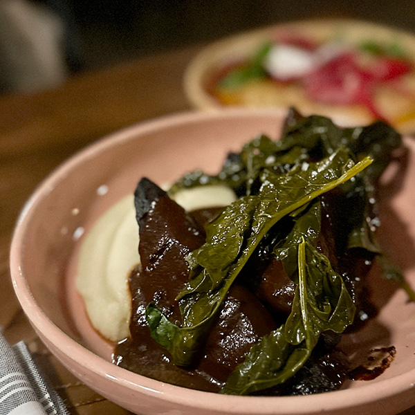 vegan BBQ tempeh from Feral in Portland.