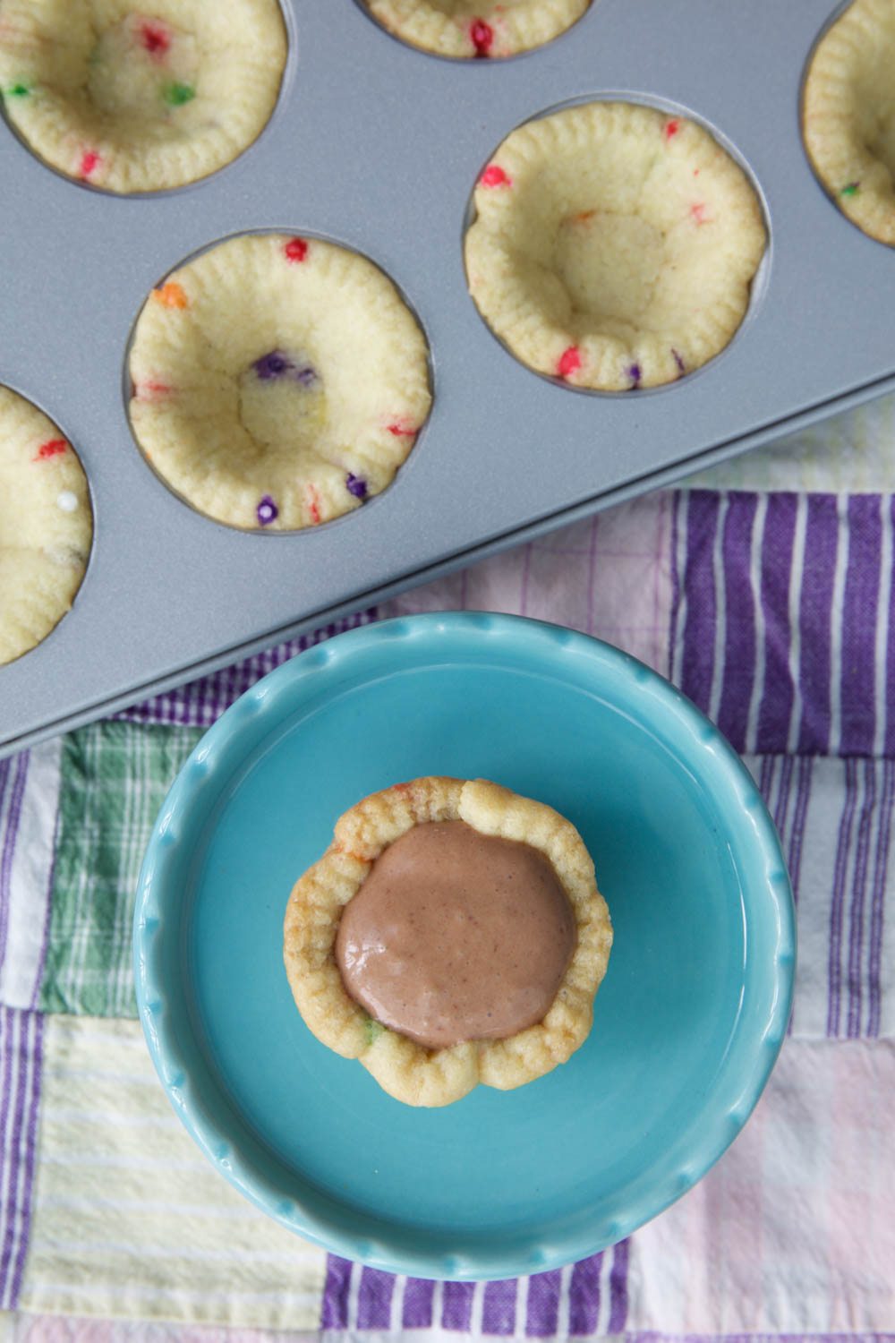 Vegan Confetti Cookie Chocolate Pudding Cups