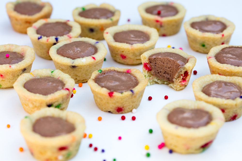 Vegan Confetti Cookie Chocolate Pudding Cups