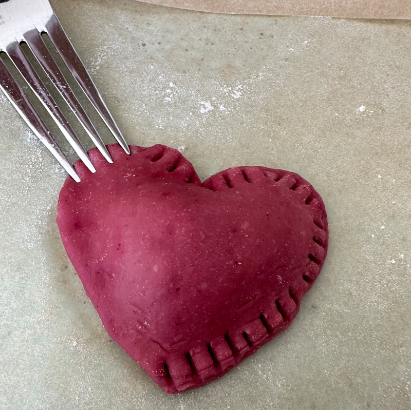 Vegan Heart Shaped Backpack in Cherry Red