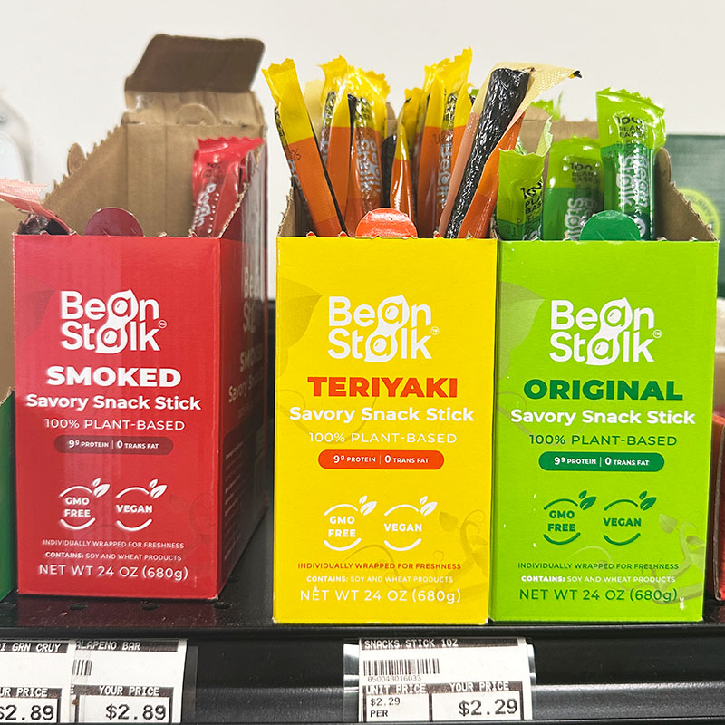 vegan jerky from San Diego Vegan Market in San Diego.