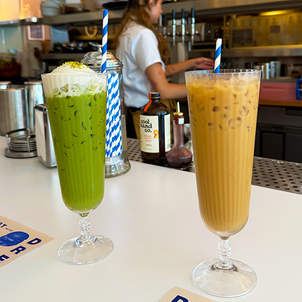 vegan drinks from Dreamboat in San Diego.