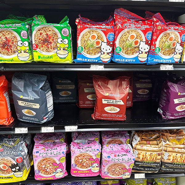 vegan Sanrio ramen at San Diego Vegan Market in San Diego.