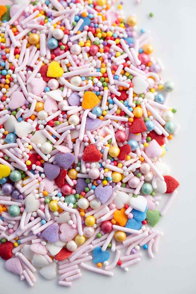 Flower Candy Quins  Mini Confetti Sugar Shape Sprinkles