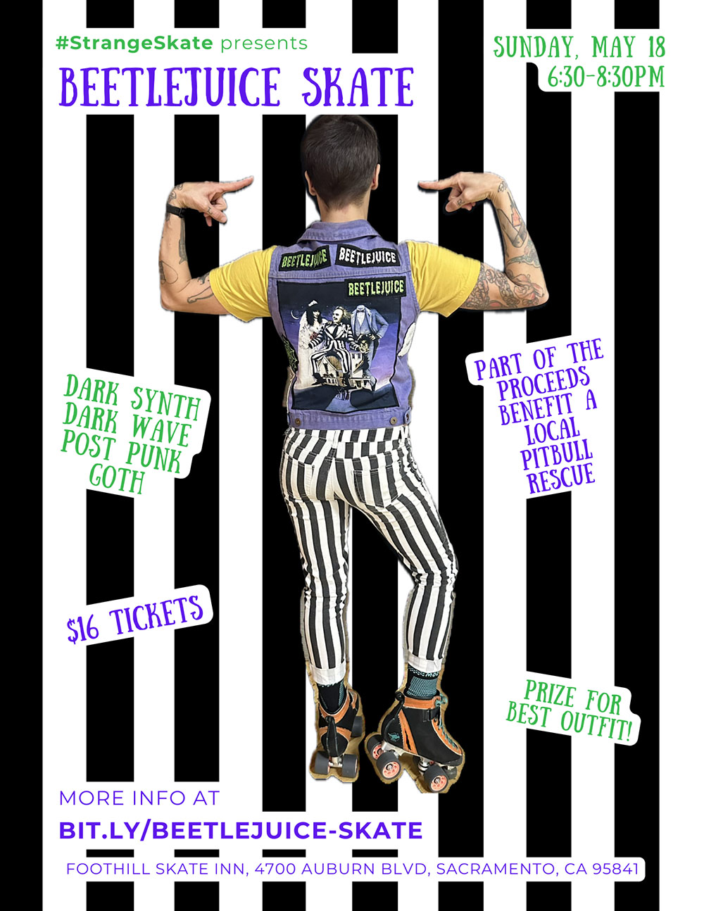 the flier for the event.