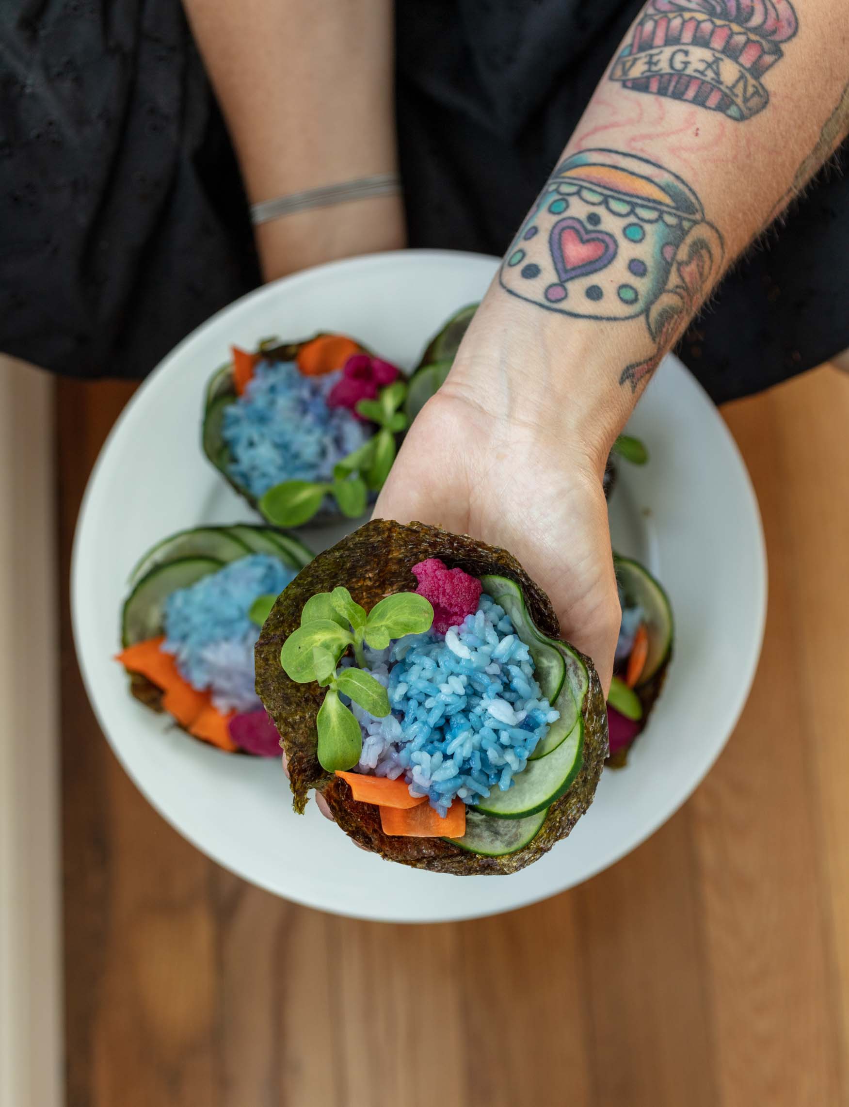 vegan sushi cupcakes