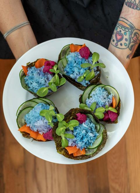 vegan sushi cupcakes