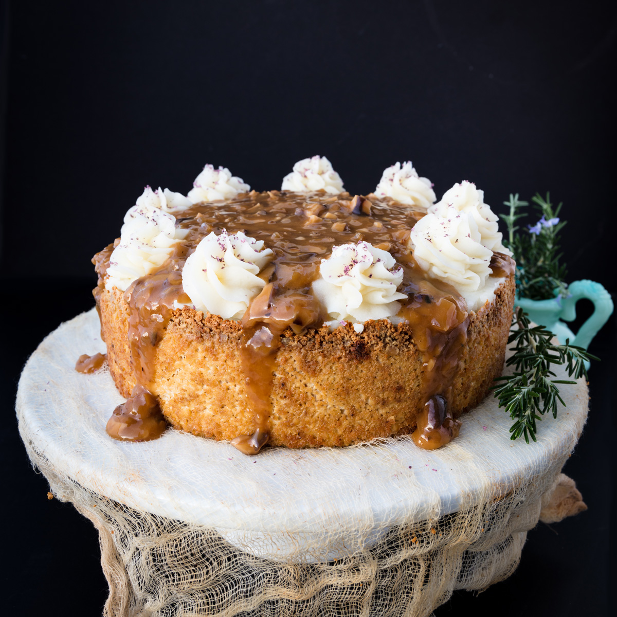 Vegan Thanksgiving Dinner Cake