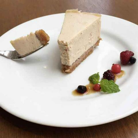 Vegan cheesecake at Pure Cafe