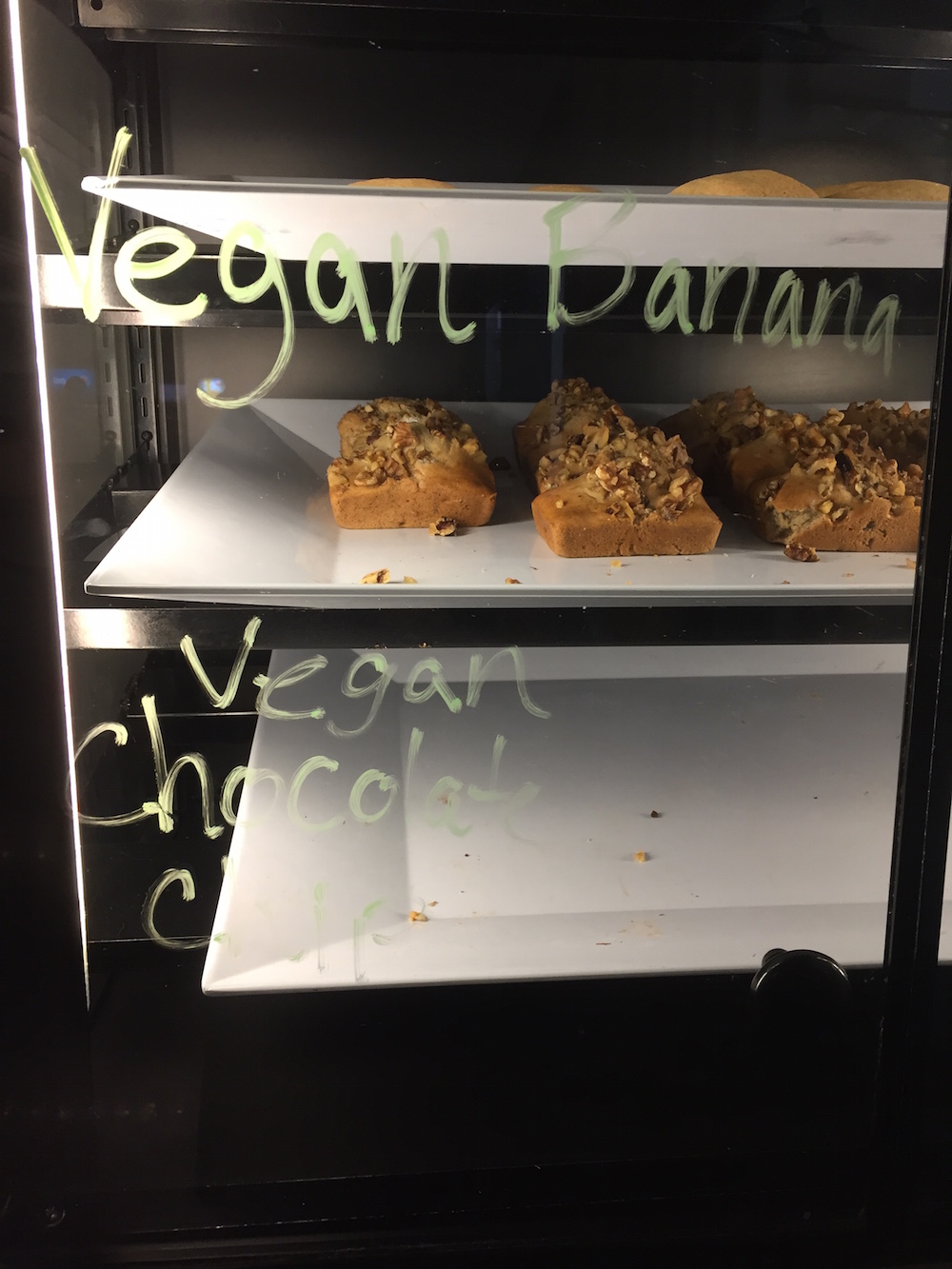 vegan banana bread and chocolate chip cookies