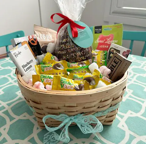 vegan easter basket