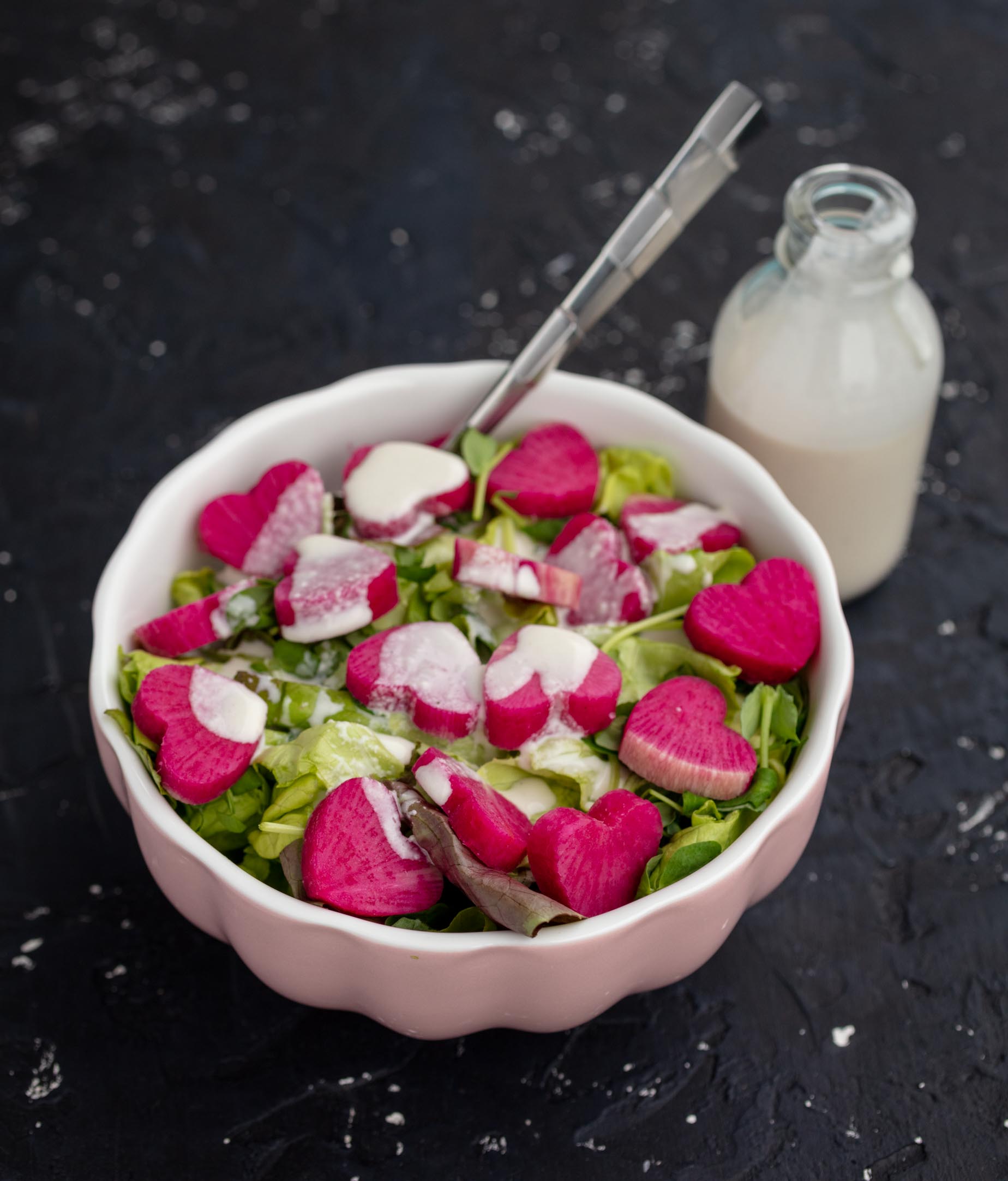 watermelon radish salad