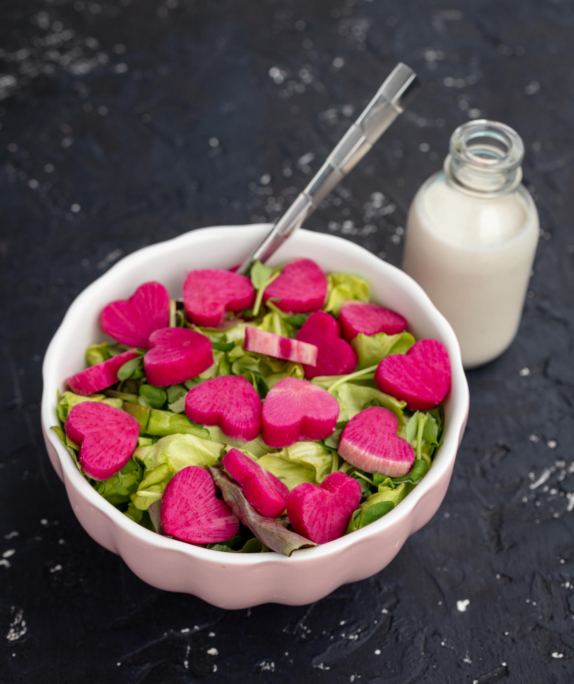 watermelon radish salad