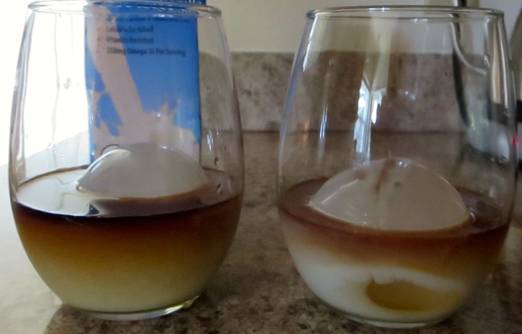 cold brew with coconut creamer